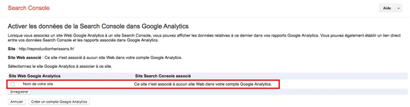 Site web google analytics