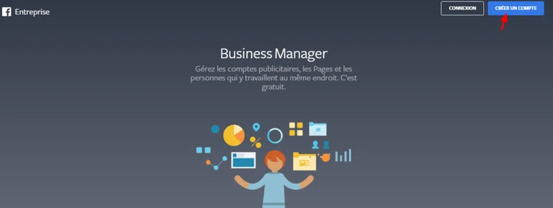 creer un compte facebook business manager