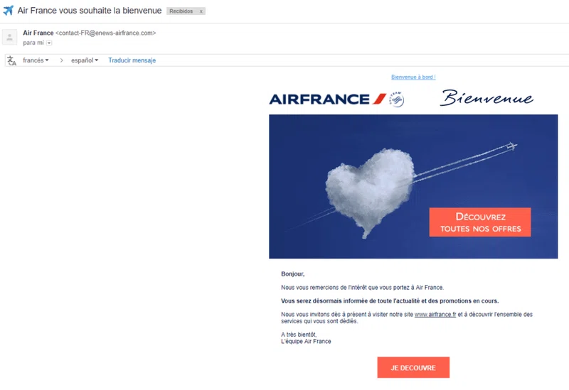 fidélisation des clients par emailing exemple mail de bienvenue - Araoo