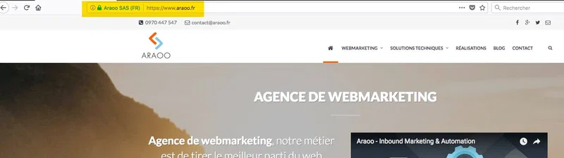 mettre son site en https pour le seo