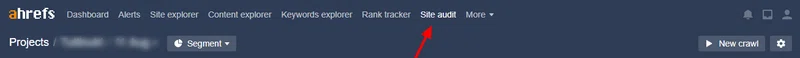 audit SEO ahrefs