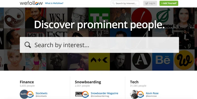 Wefollow : lannuaire Twitter pour un usage professionnel